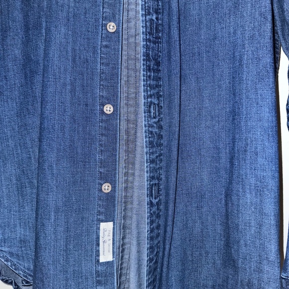 Rag and bone Demin dress shirt - Picture 2 of 4
